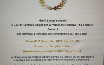 Consegna diplomi Celi